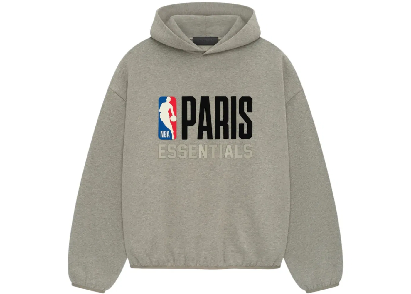 Детский худи с принтом Fear of God Essentials NBA Paris, Warm Heather
