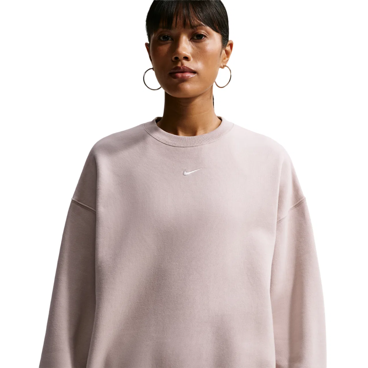 Женская толстовка Studio Fleece Oversized Nike, цвет Cream Ii/Sail