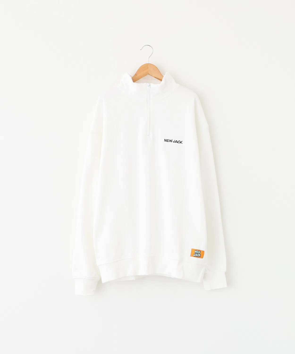 Детский худи с принтом 4-х персонажей Half-Zip NEW JACK in the attic, Аш Грей — фото 2