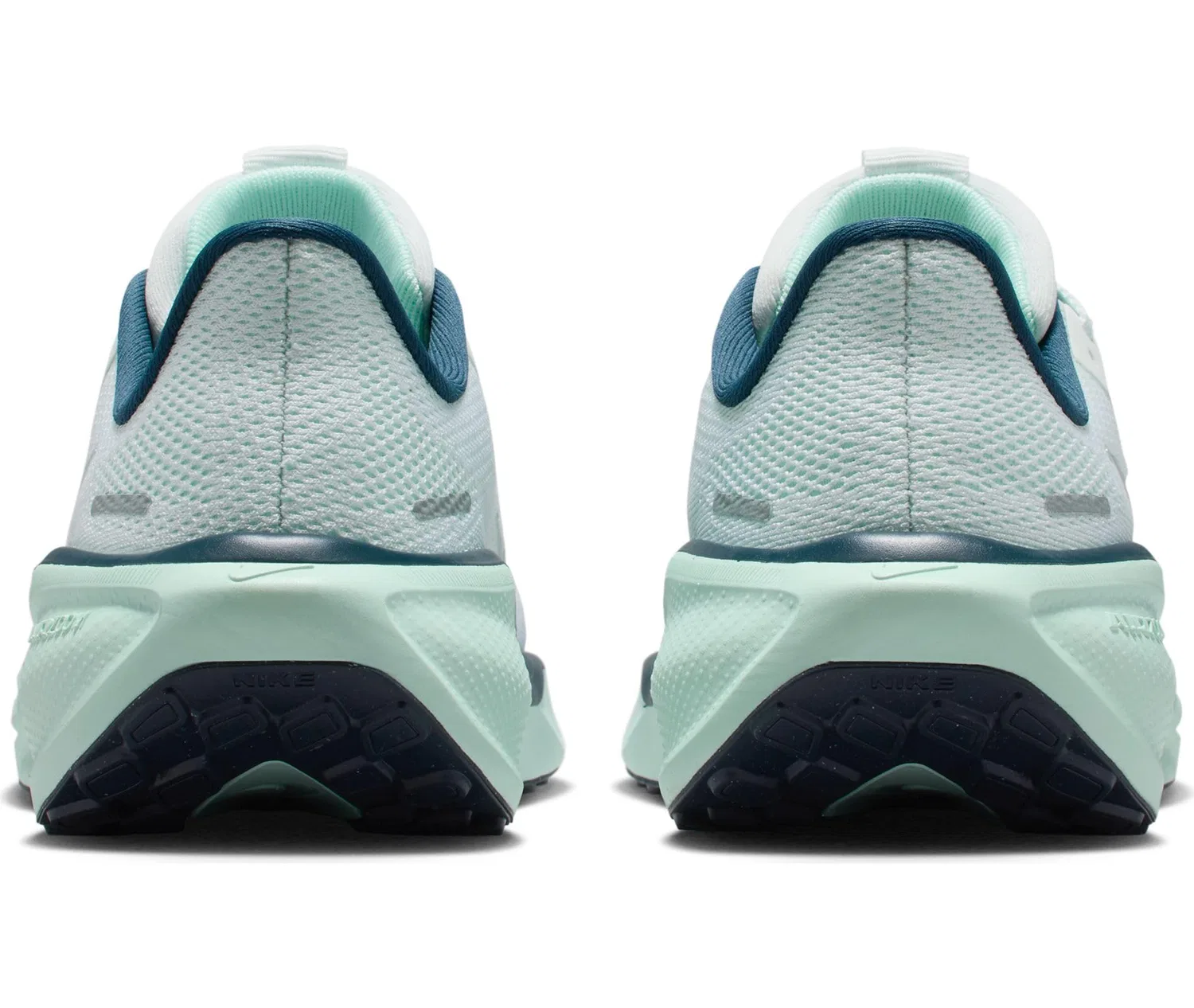 Детские кроссовки для мальчиков с амортизацией NIKE Pegasus 41, Ghost Aqua Mint Foam Armory Navy Metallic Silver — фото 3