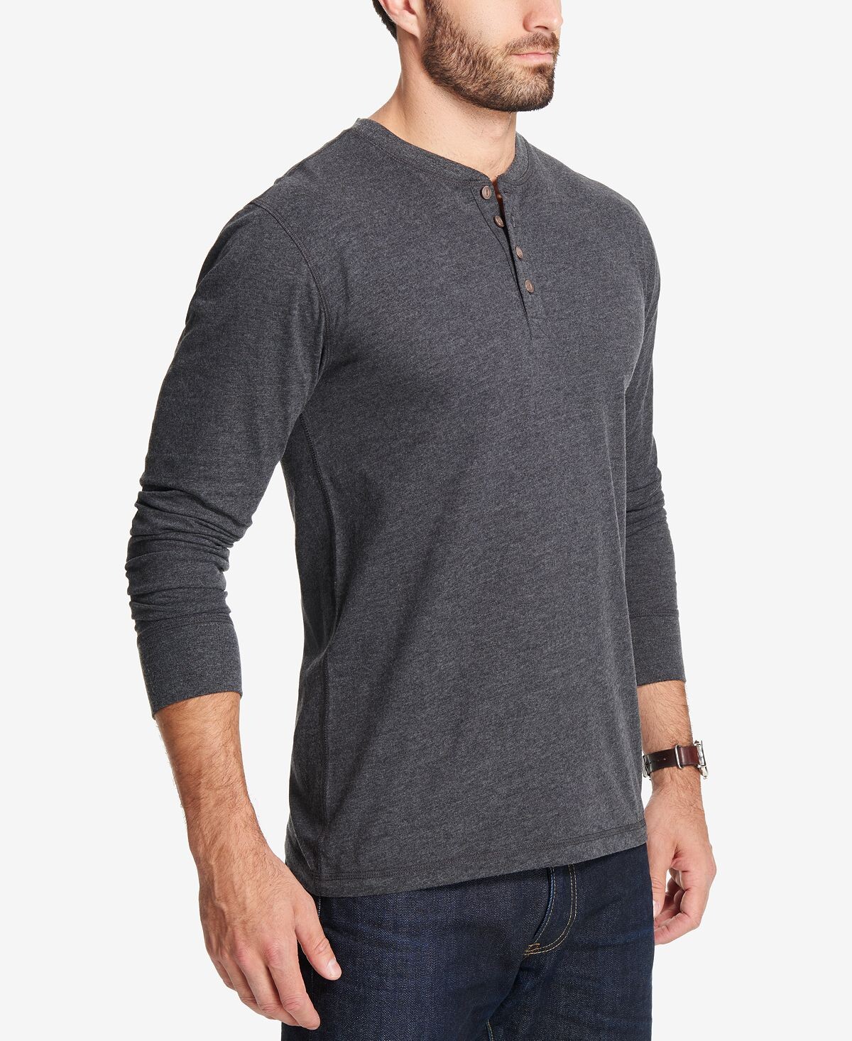 

Мужская футболка henley из матового джерси с длинным рукавом Weatherproof Vintage, мульти, Серый, Мужская футболка henley из матового джерси с длинным рукавом Weatherproof Vintage, мульти