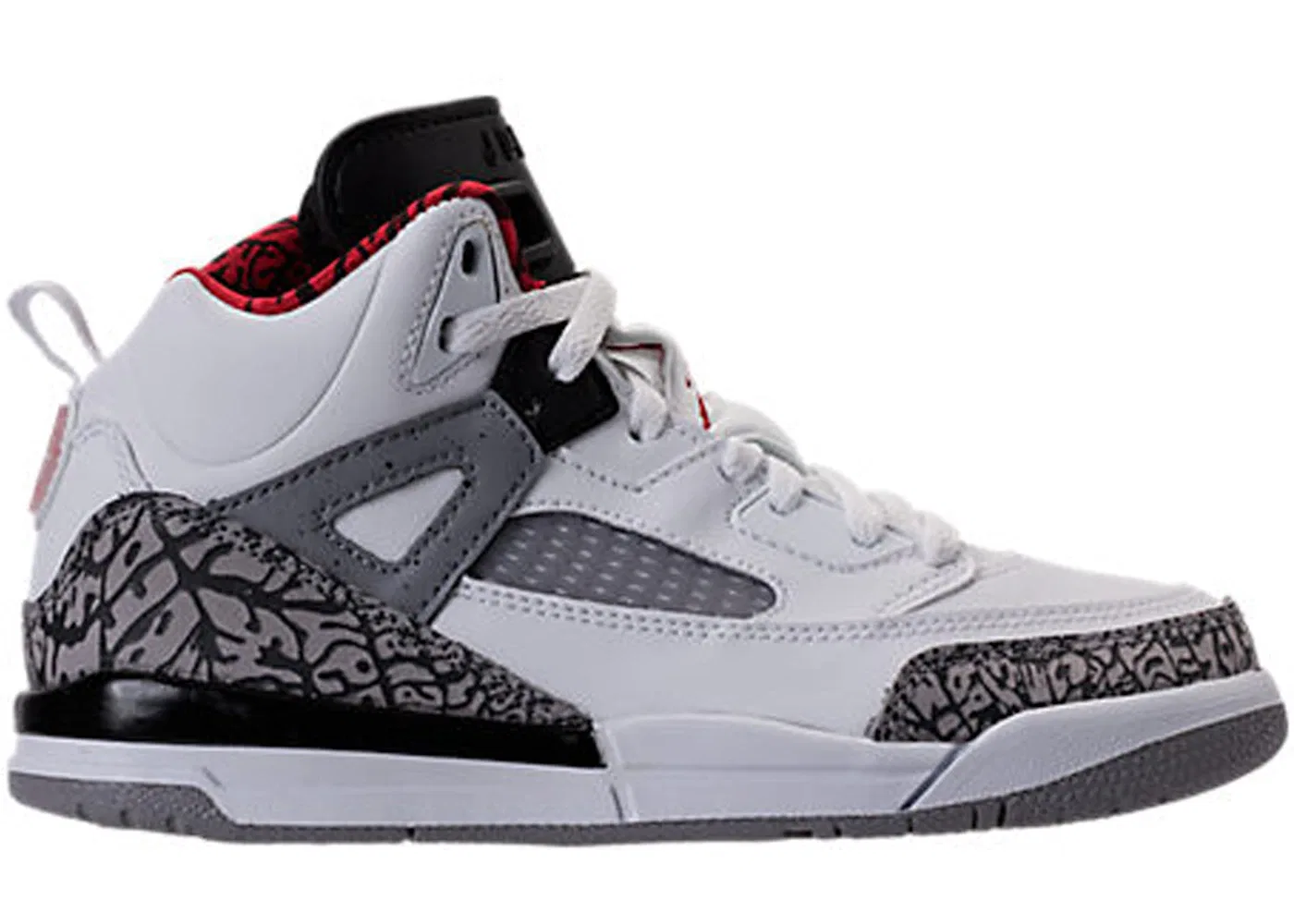Детские кроссовки Lifestyle Jordan Spizike, White/Varsity Red-Cement Grey-Black-Dark Grey