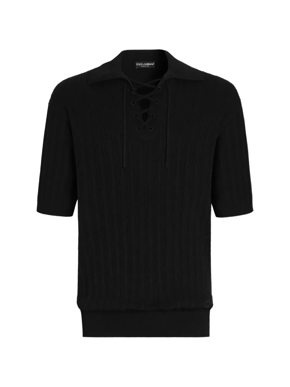 Рубашка поло Serafino Dolce & Gabbana, черный