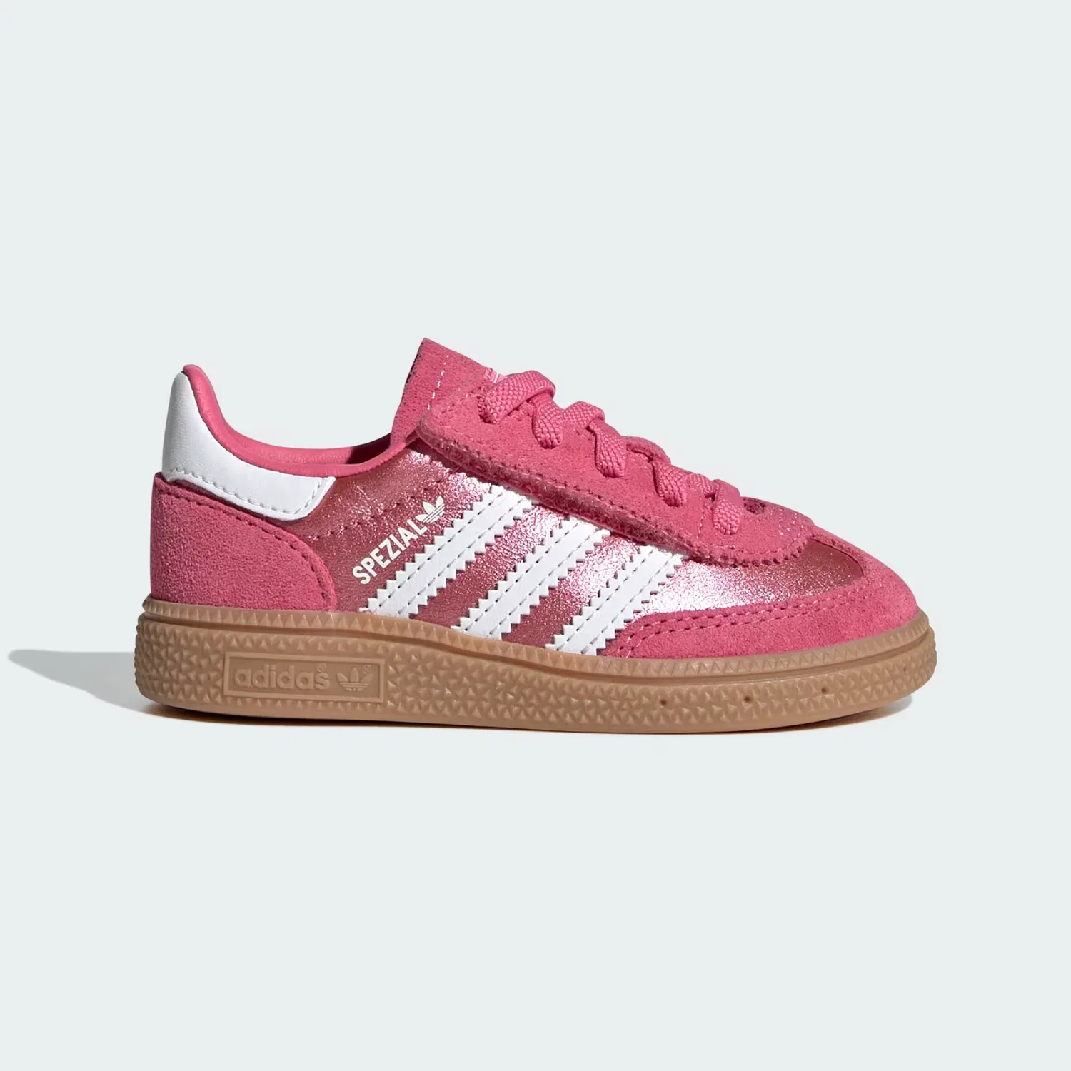 Детские кроссовки на липучке Handball Spezial Comfort Closure Adidas Originals, Pink Fusion