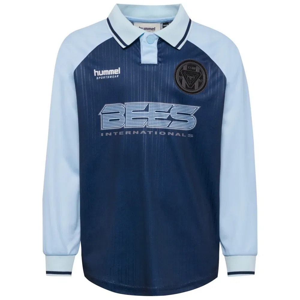Футболка с длинным рукавом Loose Stripe Soccer Hummel, синий — фото 3