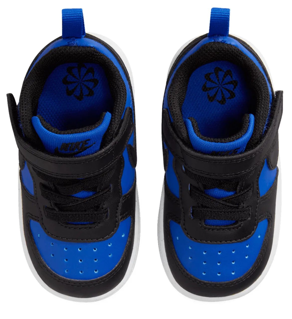 Кроссовки для мальчиков Court Borough Low Recraft Nike, цвет Game Royal/Black/White — фото 4