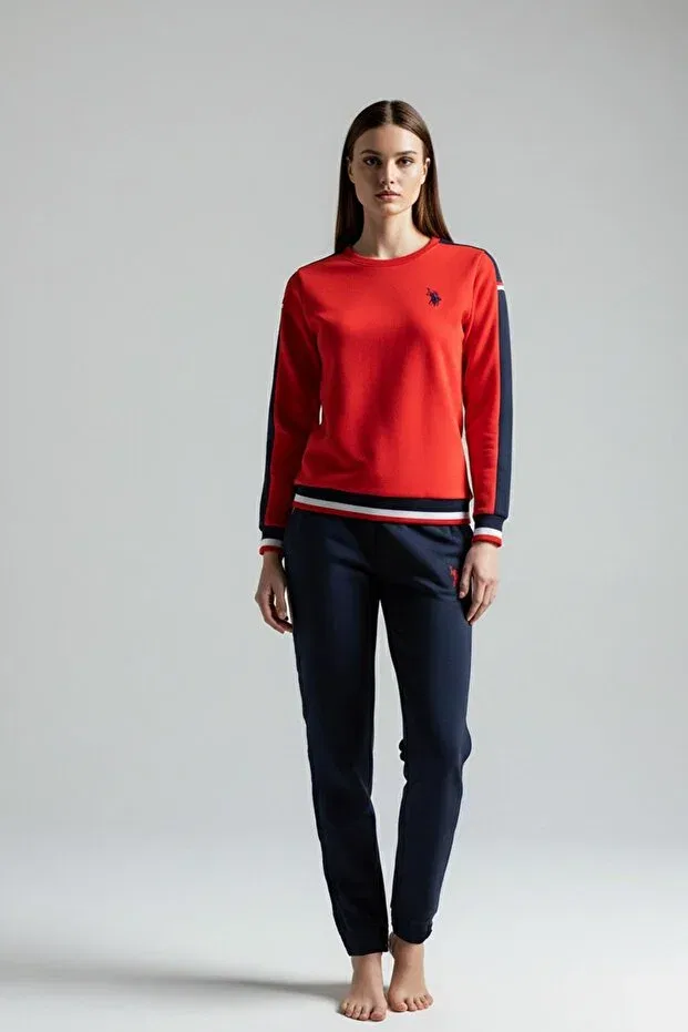 Женский пижамный комплект с принтом U.S. Polo Assn., Red