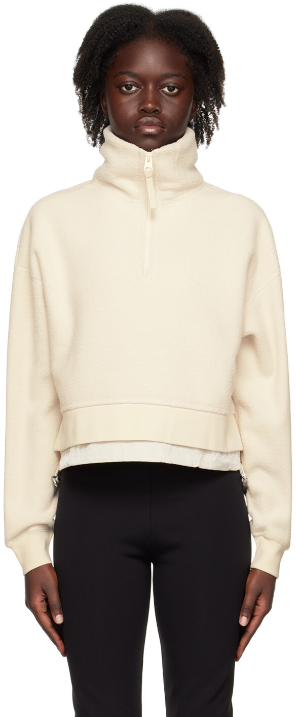 

Свитер на молнии Off-White Monroe Mackage, Белый, Свитер на молнии Off-White Monroe Mackage