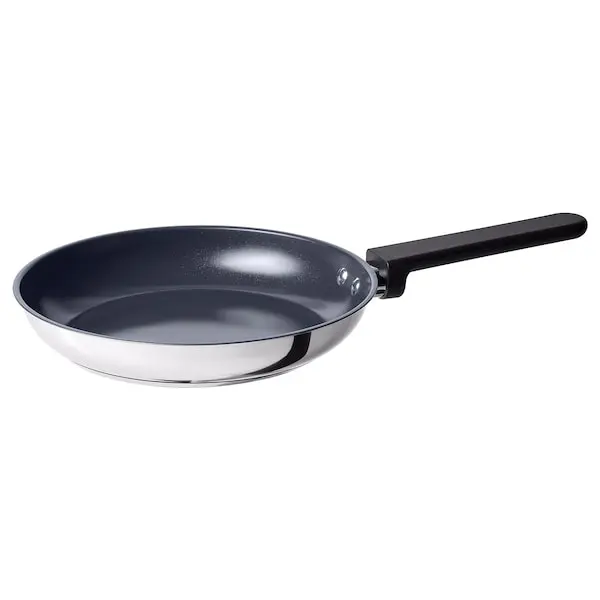 

Сковорода Ikea Middagsmat Non-stick Coating, 24 см, нержавеющая сталь