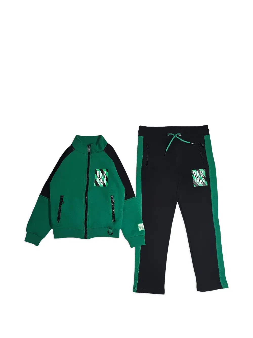 Спортивный костюм с логотипом BIKKEMBERGS KIDS, черный
