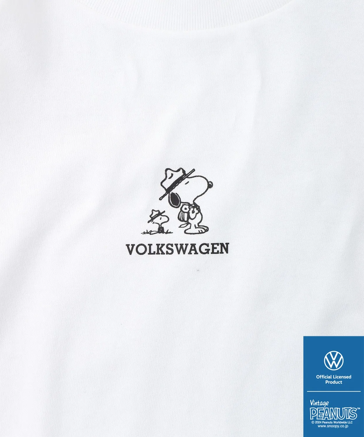 Детская футболка с длинным рукавомс принтом PEANUTS Volkswagen, Белый — фото 3