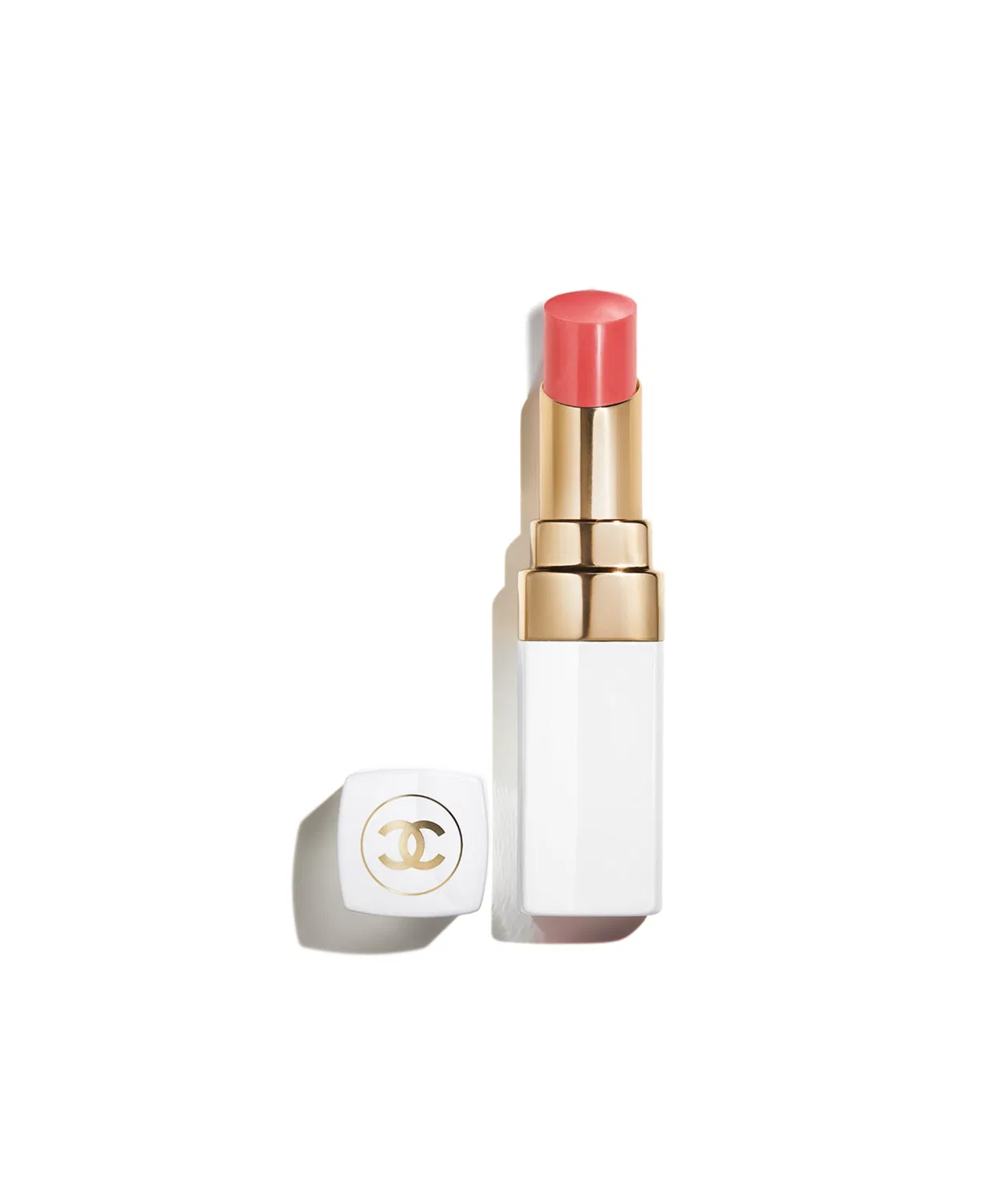 Бальзам для губ Satin Lip Balm, увлажняющий, с тинтом, Flirty Coral CHANEL, Flirty Coral