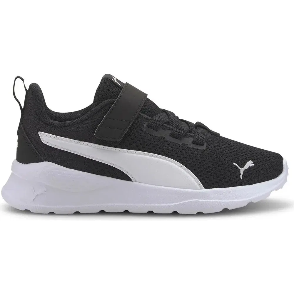 Детские спортивные кроссовки для мальчиков на липучках Anzarun Lite AC+ PS, Black Puma