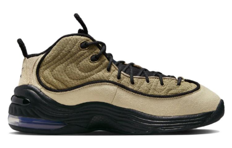Кроссовки Nike Air Penny 2 Stussy Fossil, бежевый/черный — фото 2