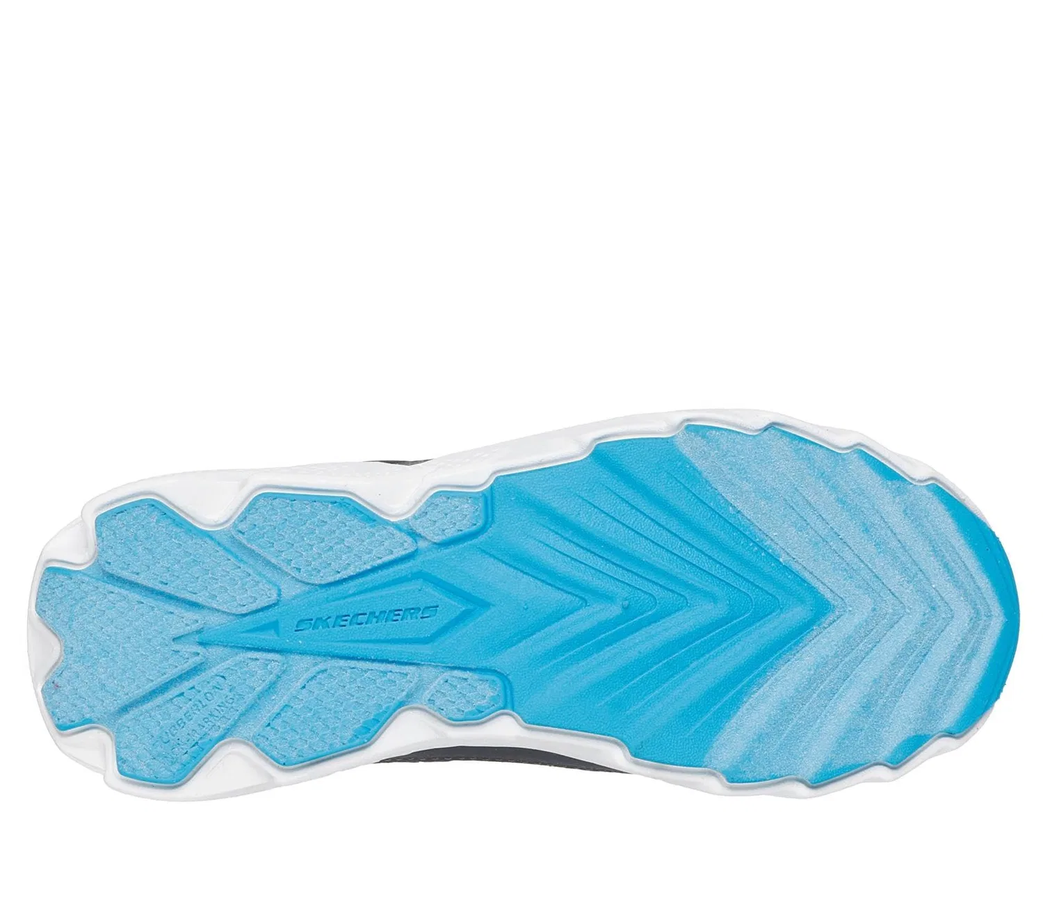 Детские кроссовки для мальчиков водонепроницаемые Skechers Elite Sport Tread Aquavek Skechers, Gray Synthetic Textile Blue Trim — фото 2