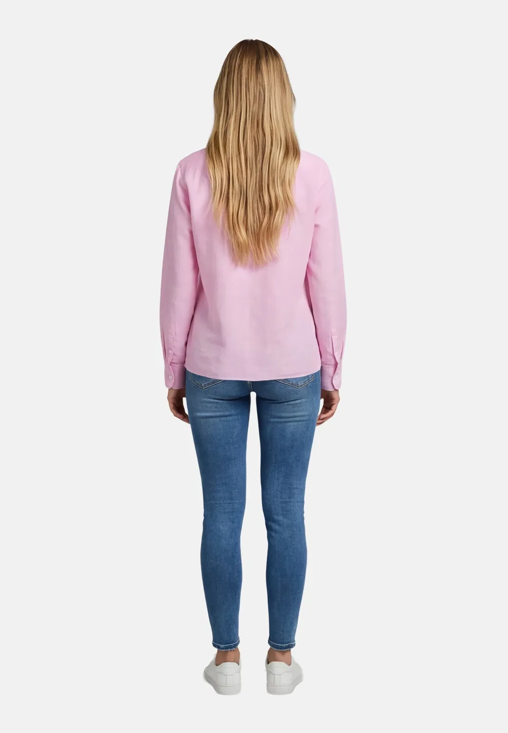 Женская льняная рубашка U.S. Polo Assn., Pink — фото 3