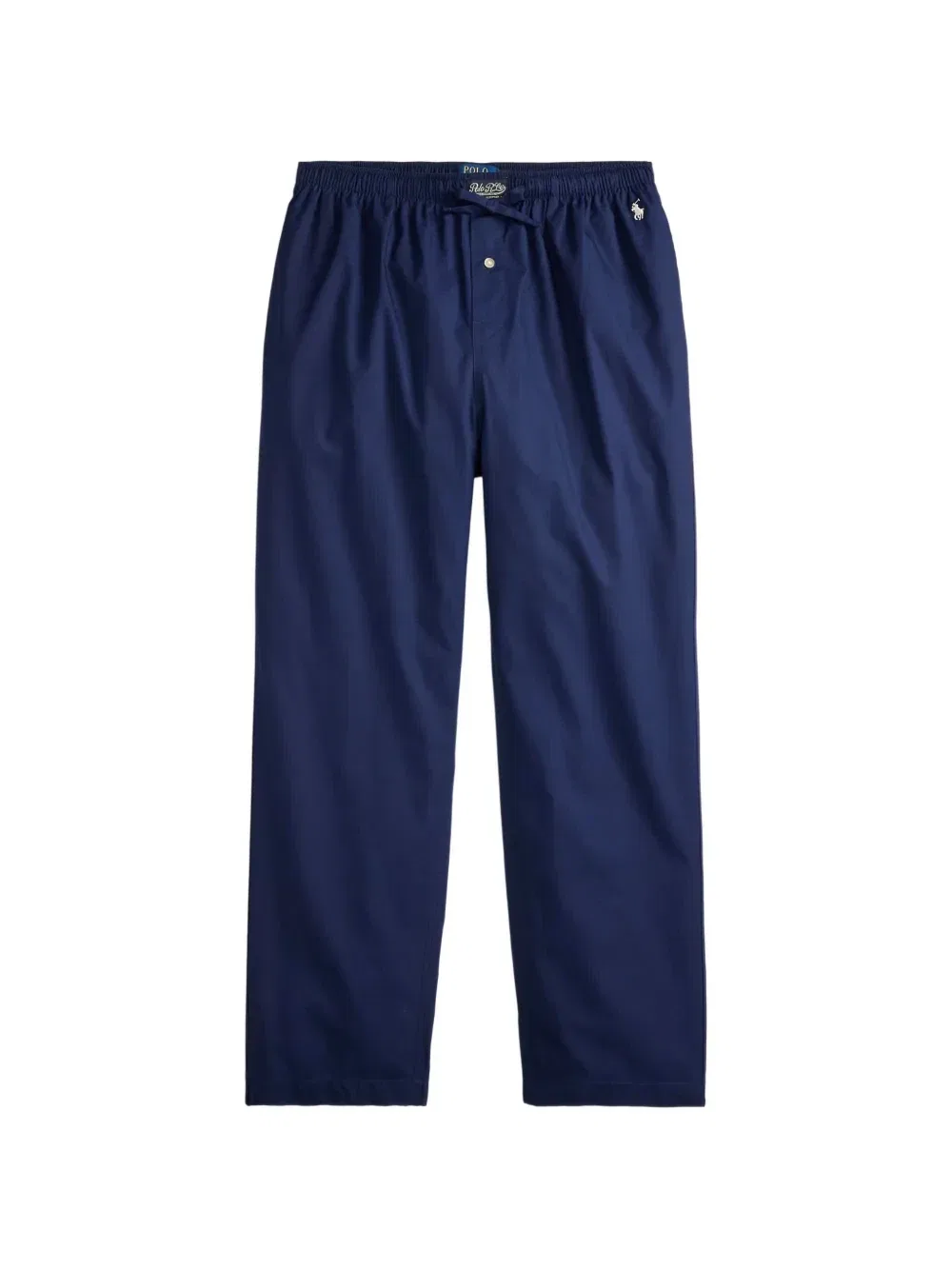 Пижамные брюки с кулиской и вышитым логотипом Polo Ralph Lauren, синий