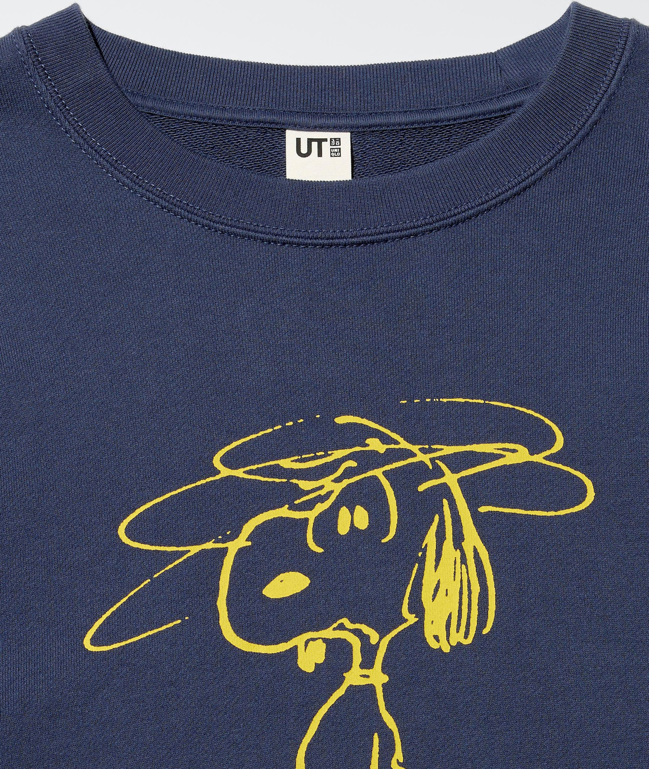 Свитшот Uniqlo Peanuts UT Graphic, 69 темно-синий — фото 3