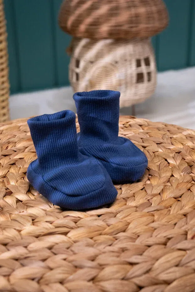 Детские пинетки для новорожденных трикотажные Ardbaby, Oil Blue