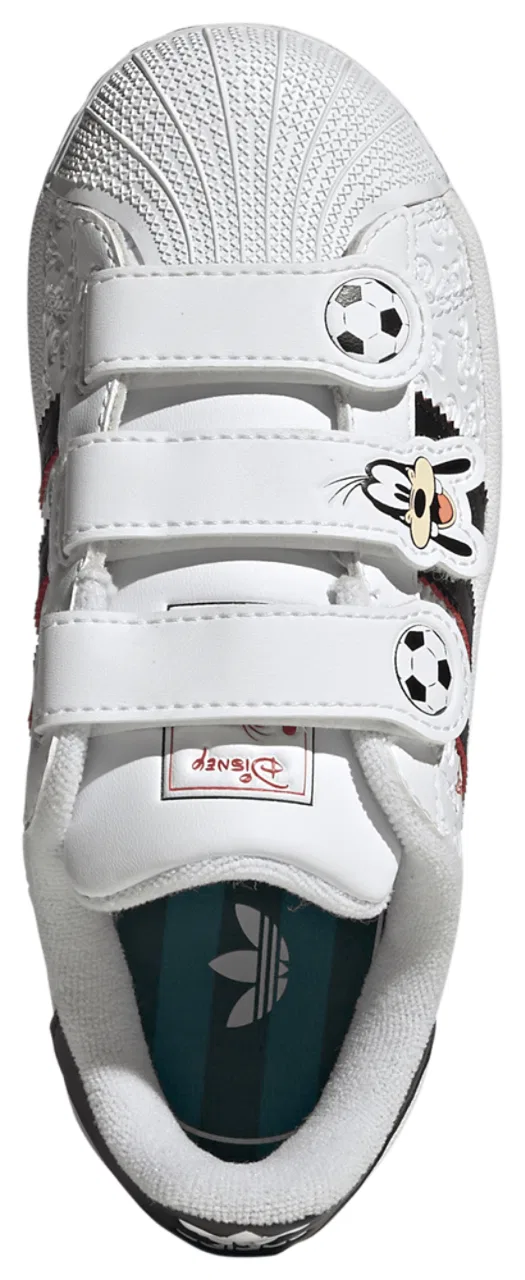 Кроссовки для девочек Superstar II C Goofy Adidas, цвет Multi/White — фото 4