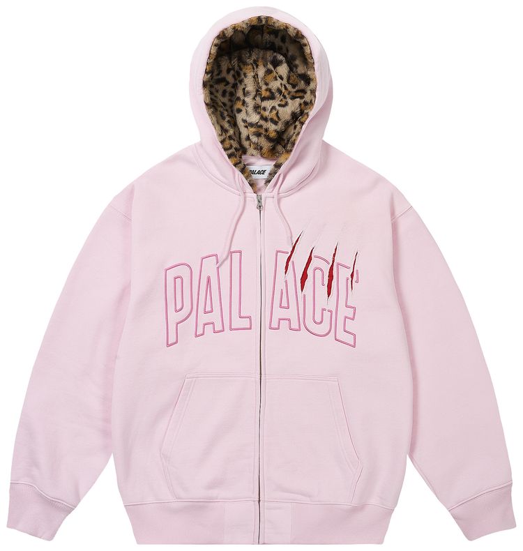 

Толстовка Palace Claw Zip Hood, розовый