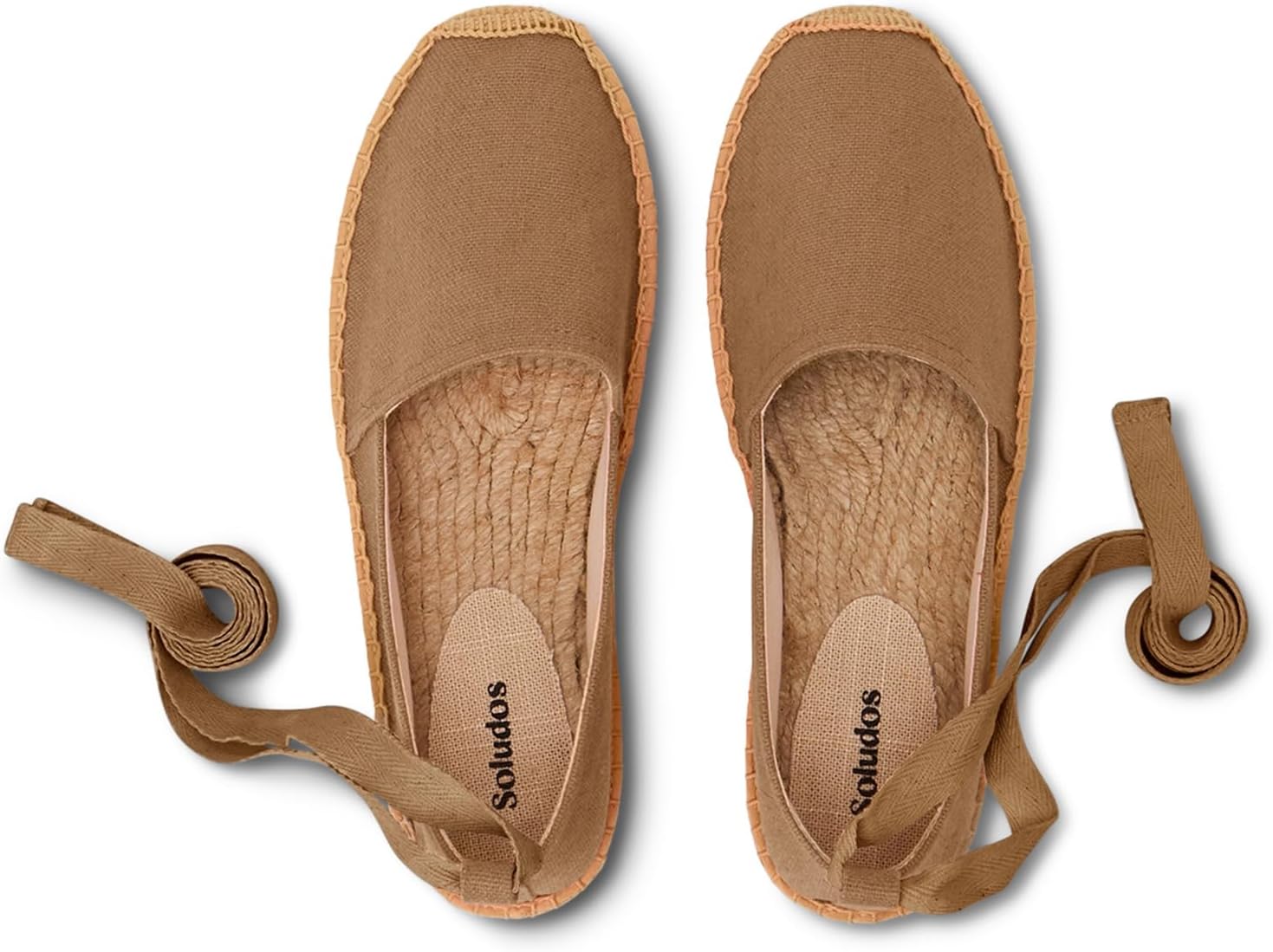 Лоферы Soludos Original Lace-Up Espadrille, цвет Café Taupe 1 — фото 3