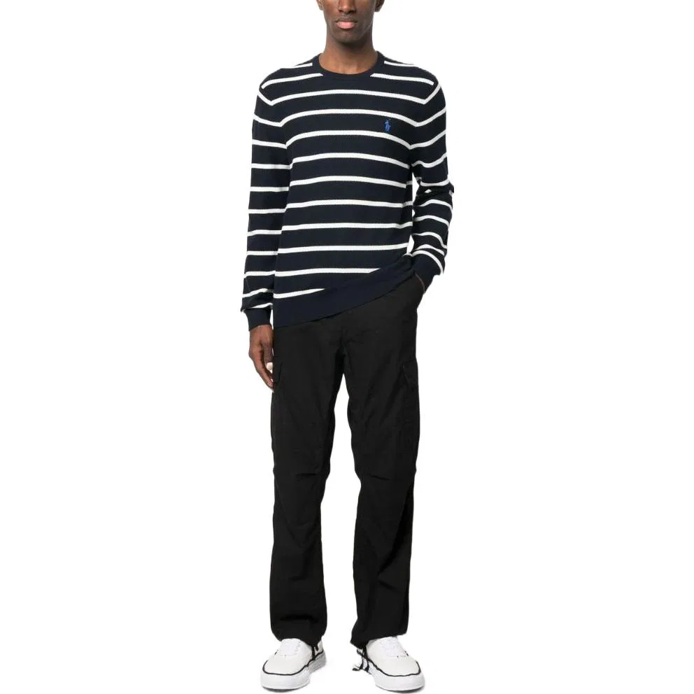 Мужской свитшот из хлопка с полосатым принтом Polo Ralph Lauren, Multicolor — фото 3