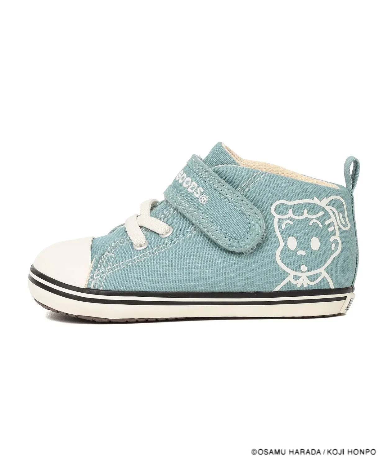 Детские кроссовки CONVERSE BABY OSAMU GOODS с принтом, голубые — фото 3
