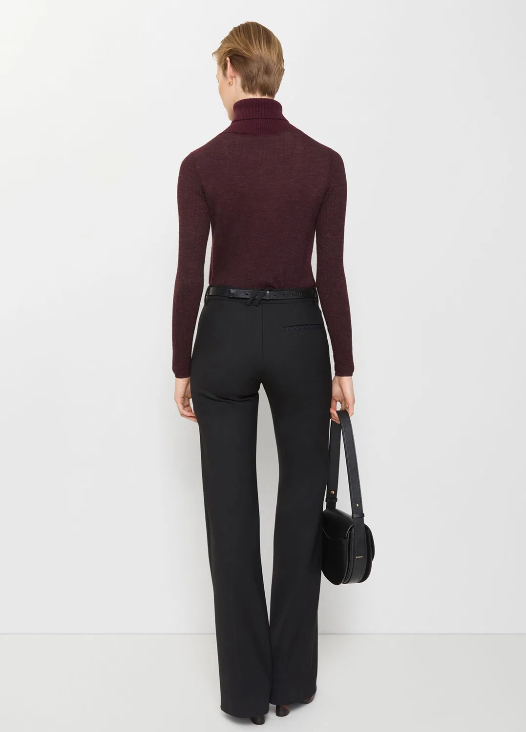 Брюки Burberry Wool Blend Tailored, черный — фото 3