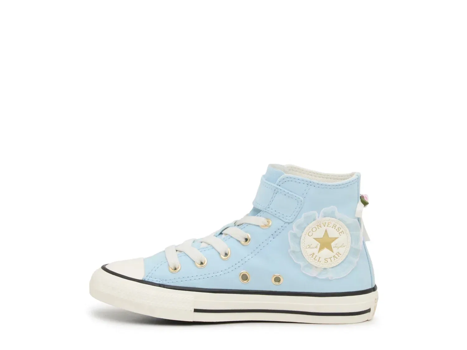Кеды высокие Chuck Taylor All Star Fancy Floral, Converse, синий — фото 3