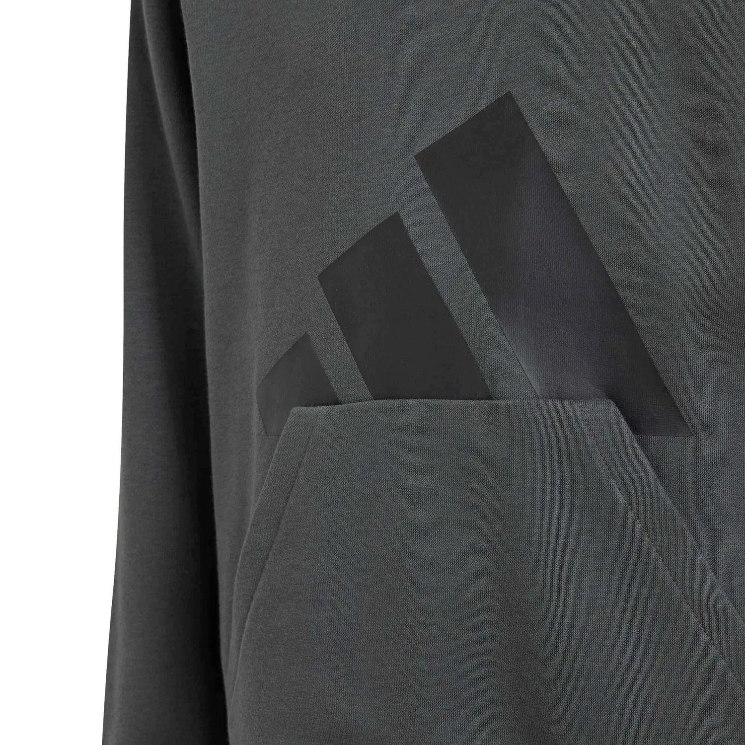 Детское худи с капюшоном Adidas Sport Hoodie J Bl Ft Hd 280, Adidas, Grau — фото 3