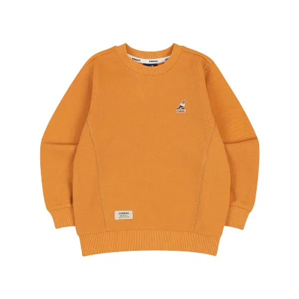 Свитшот с логотипом Kangol Kids, оранжевый
