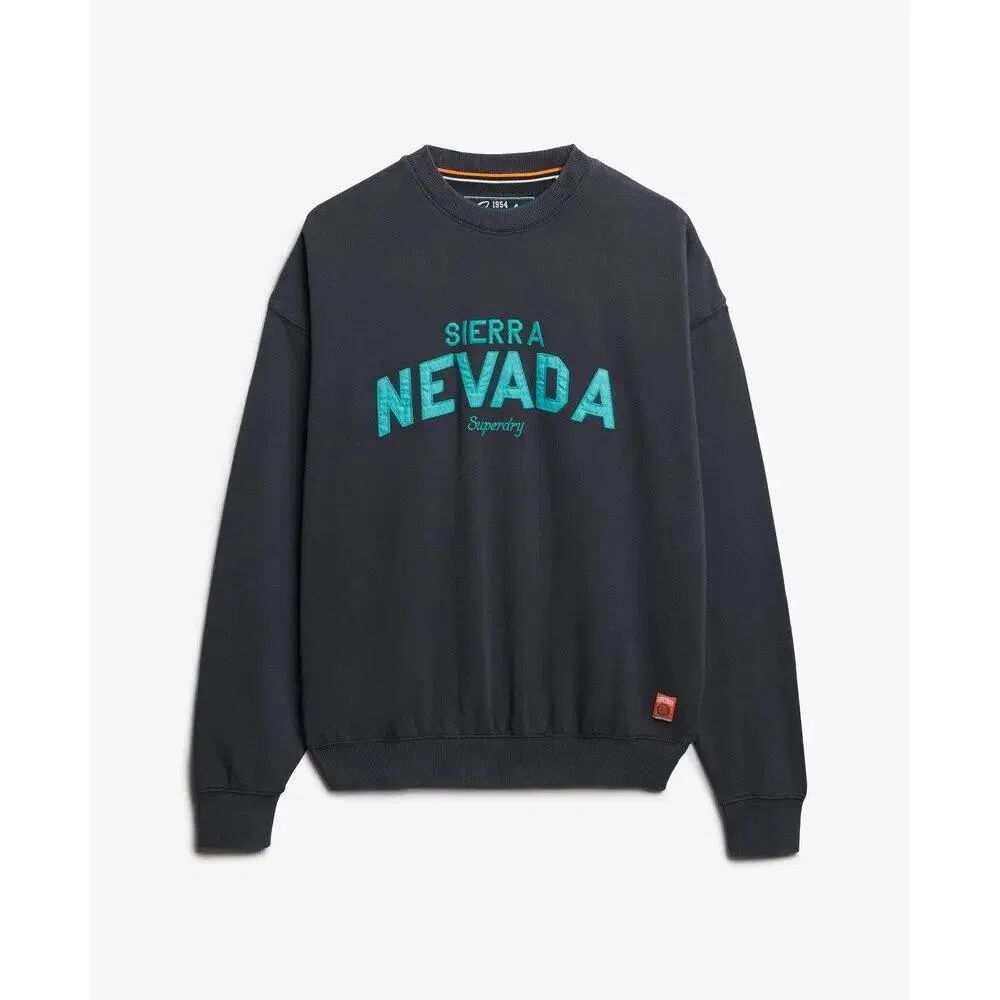 Женский оверсайз свитшот Superdry, Черный