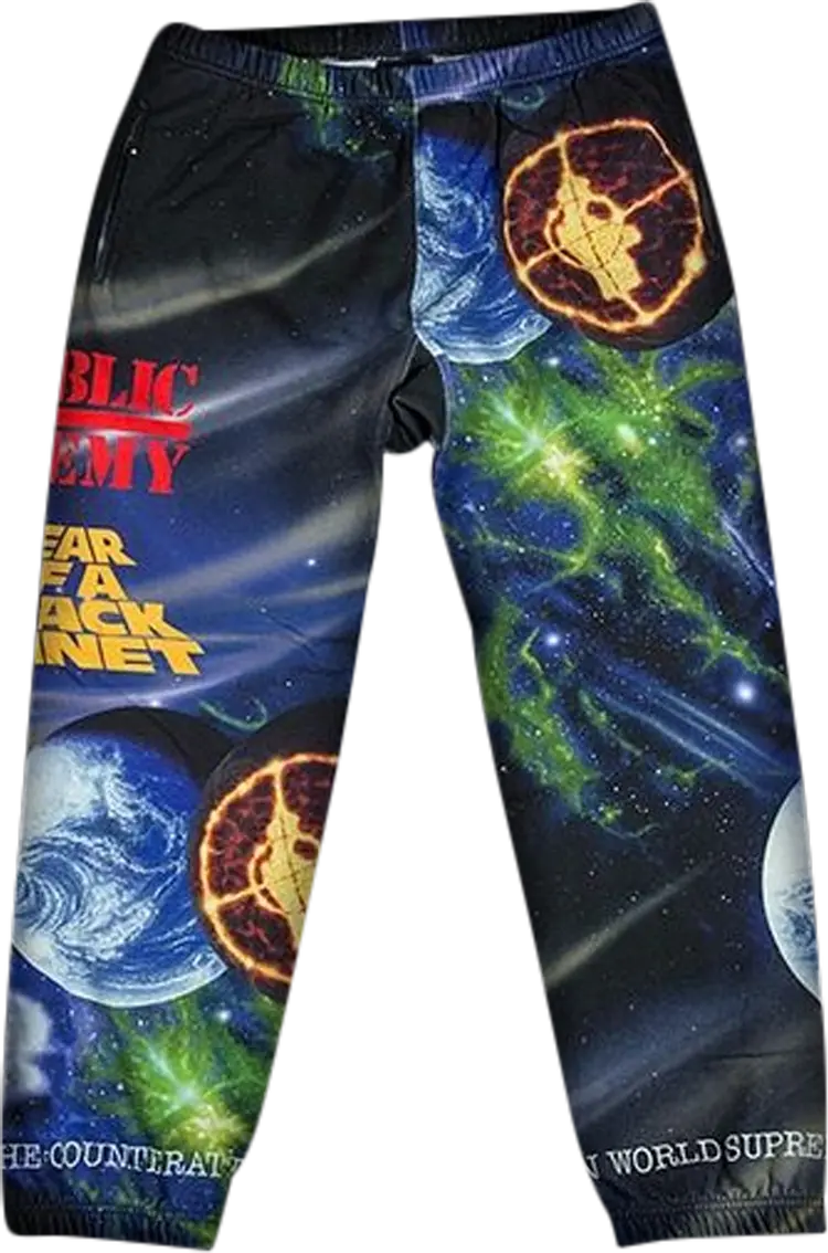 Спортивные брюки Supreme x Undercover x Public Enemy Sweatpant 'Multi', разноцветный — фото 2