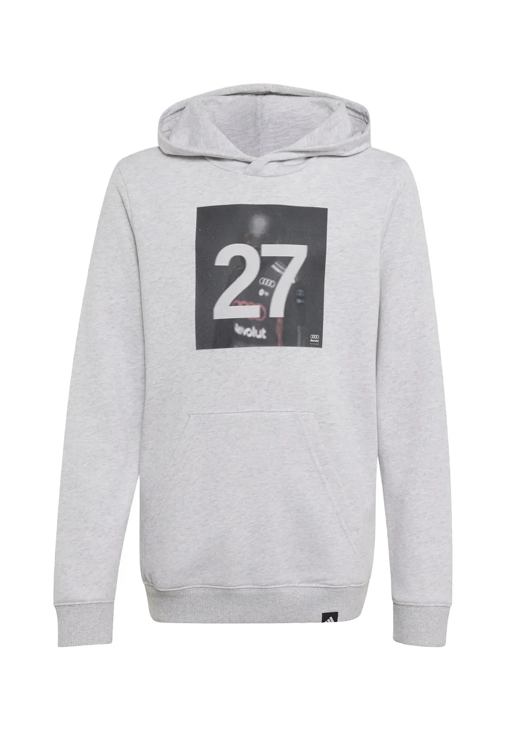 Толстовка с капюшоном Adidas Performance, Light Grey Heather