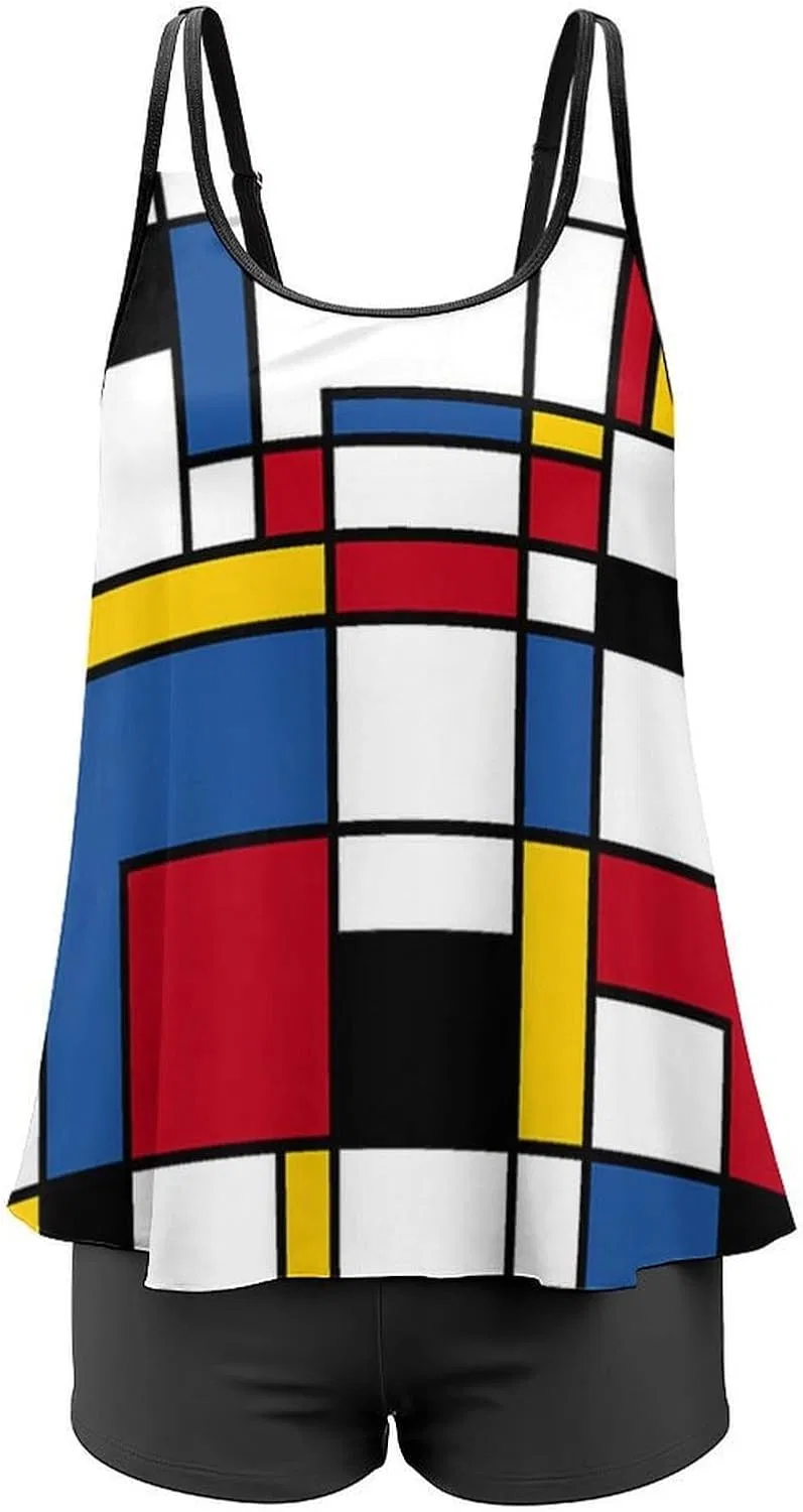 Женский танкини с высокими трусиками, контроль живота, Mondrian Stylestyle-20 — фото 2