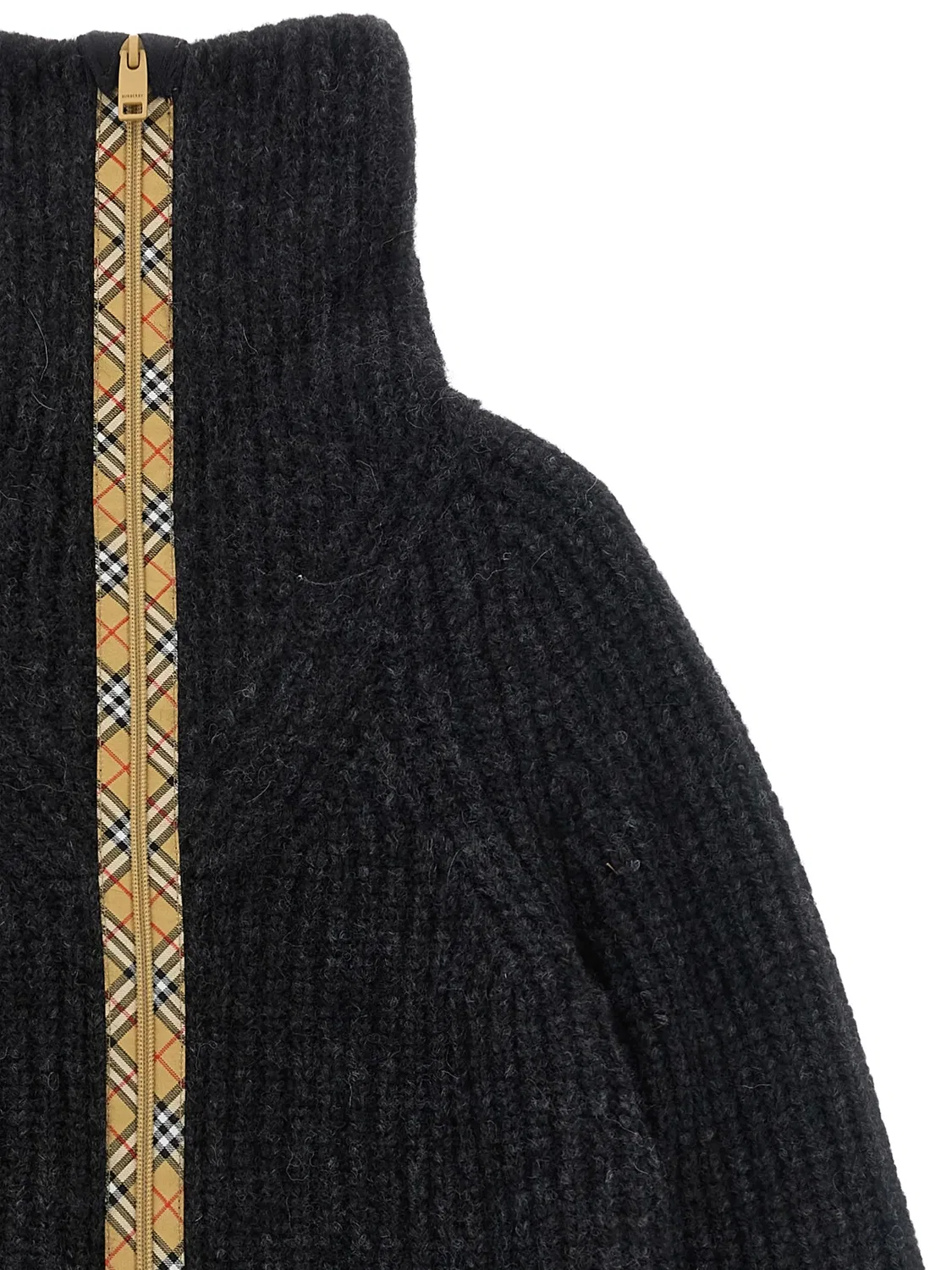 Burberry Кардиган Fitzpatrick Check Черный — фото 3