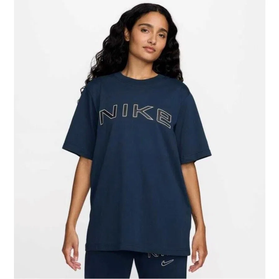 Футболка с коротким рукавом Nike Phoenix Ss Tee, Темно-синий