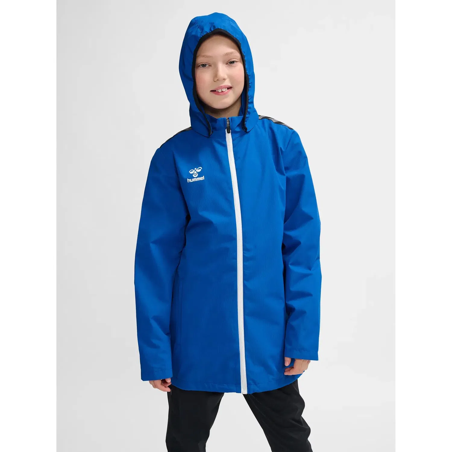 Детская водонепроницаемая куртка Hummel Authentic, Blau Atlantikblau — фото 4