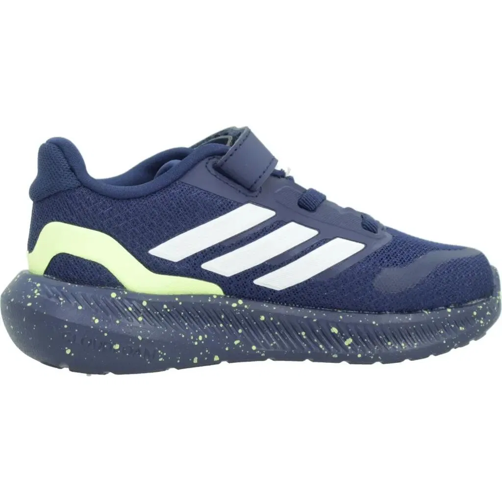 Детские кроссовки с технологией Cloudfoam Runfalcon 5 Adidas, Dark Blue White Yellow — фото 4