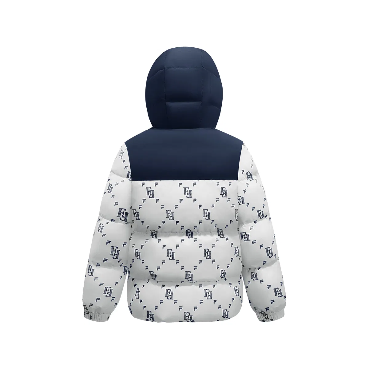 Детская куртка-пуховик с капюшоном утепленная FILA KIDS, All Over Print 2 — фото 4