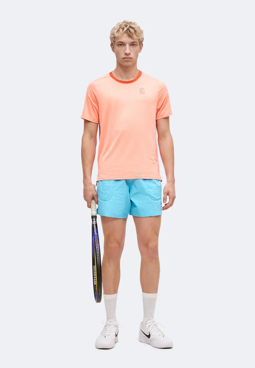 M nkct df advtg top - спортивная футболка Nike Performance, Atomic Pink/Picante Red — фото 2