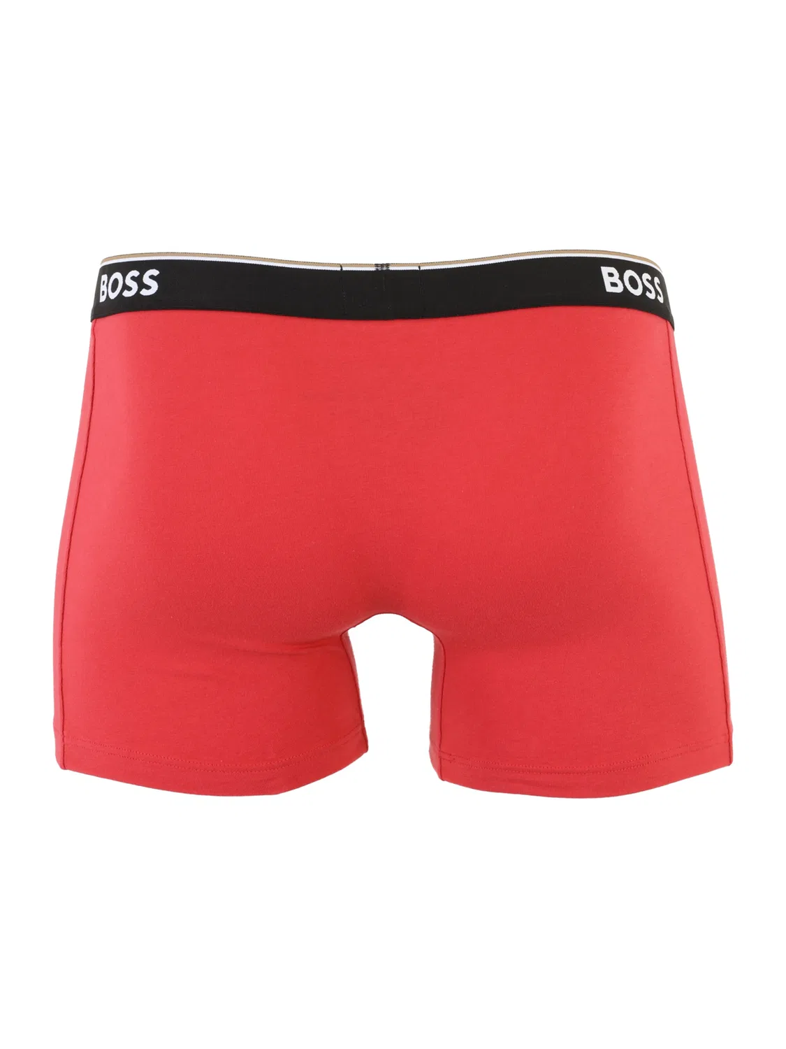 Боксерские шорты Boss Power в красном и черном цветах — фото 2