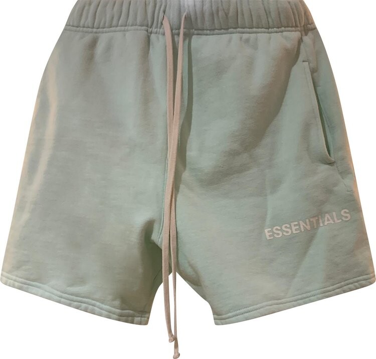 

Шорты Fear of God Essentials Graphic Sweat Shorts 'Mint', синий