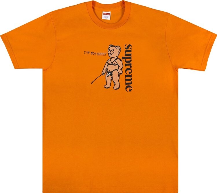 

Футболка Supreme Not Sorry Tee 'Orange', оранжевый