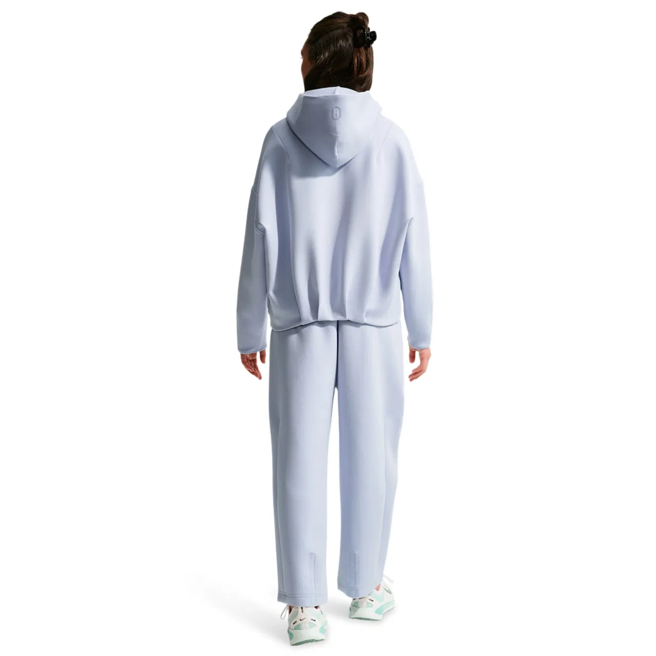 Худи для девочек Therma-FIT TechFit Knit FZ Nike, цвет Ghost — фото 4