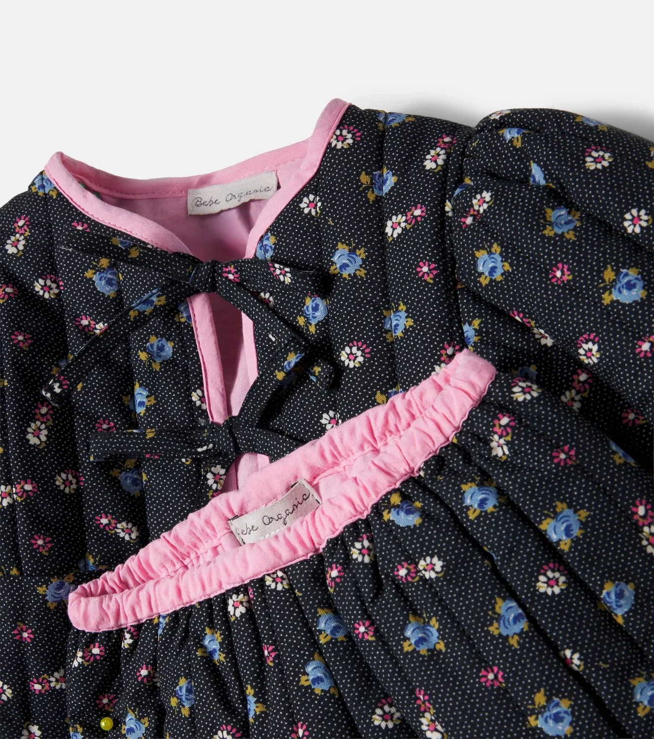 Комплект из стеганой куртки и трусов для малышки Анны Bebe Organic, коричневый — фото 3