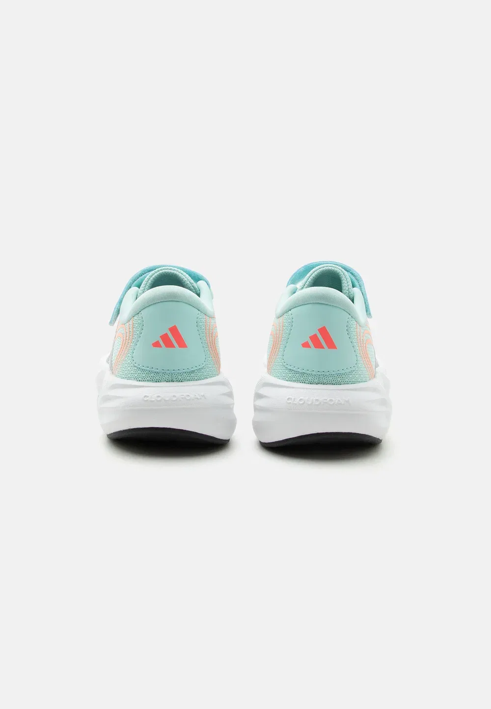 Кроссовки Galaxy 8 EL C унисекс для бега по улицам Adidas Performance, Semi Flash Aqua/Tech Grey Metallic/Frozen Turbo — фото 3