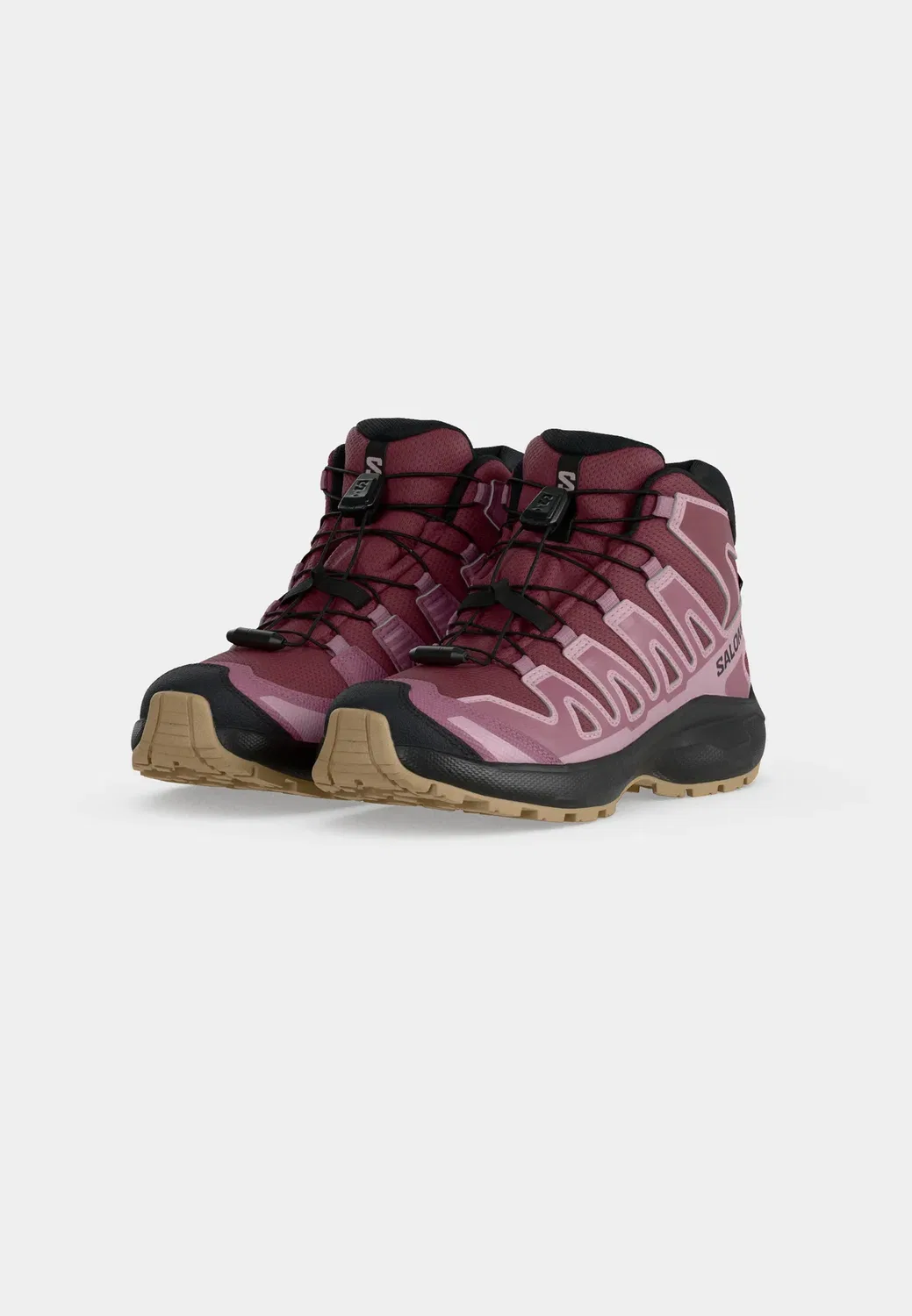 Водонепроницаемые унисекс походные ботинки Xa Pro Mid Salomon, Nocturne/Dusky Orchid/Black — фото 3