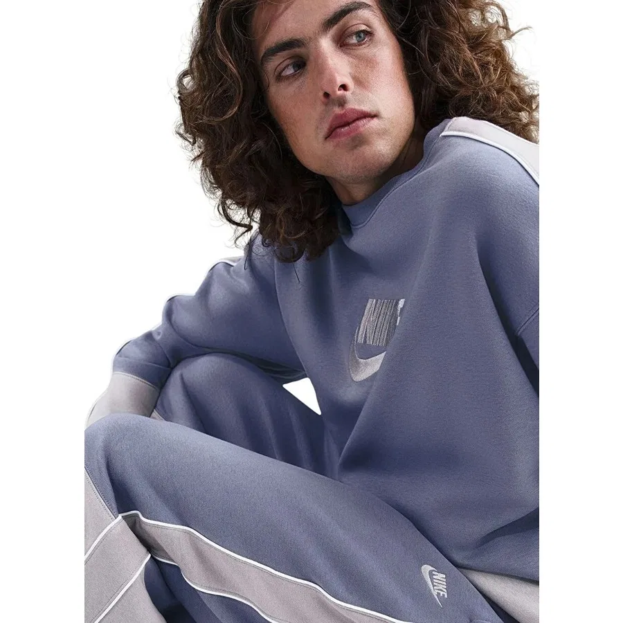 Спортивные штаны Nike Sportswear с флисом, Синий — фото 4